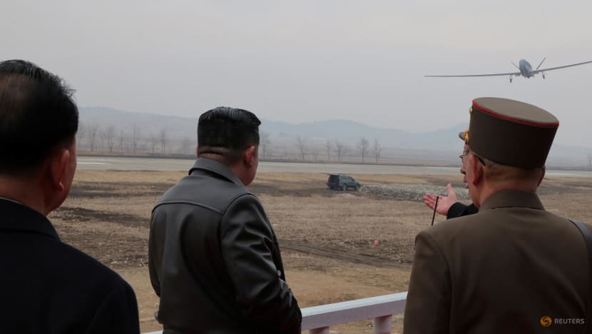 North Korea leader Kim Jong Un supervises test of AI suicide drones: State media