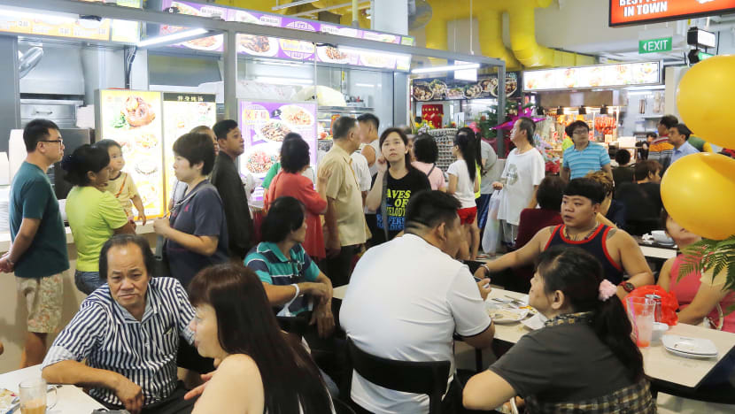 Bukit Panjang’s first hawker centre sees sizeable crowds on opening day