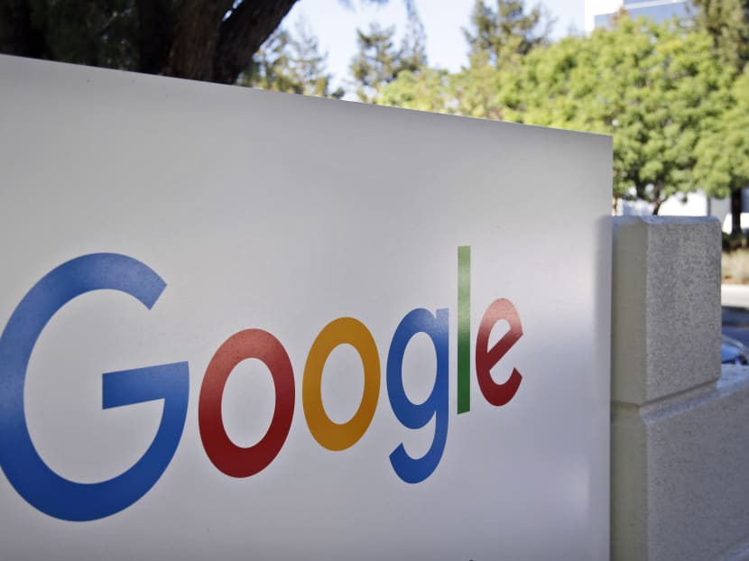 Google logo outside the company's headquarters in Mountain View, California. AP file photo