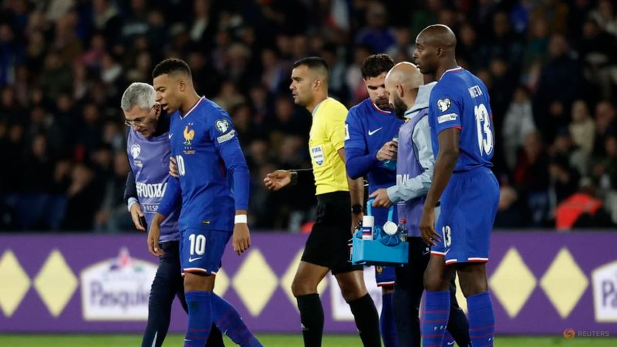 Mbappe withdraws from France squad due to ankle injury