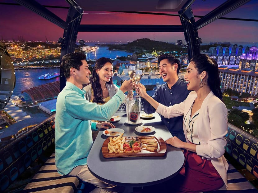 A meal starts at $55 per person.