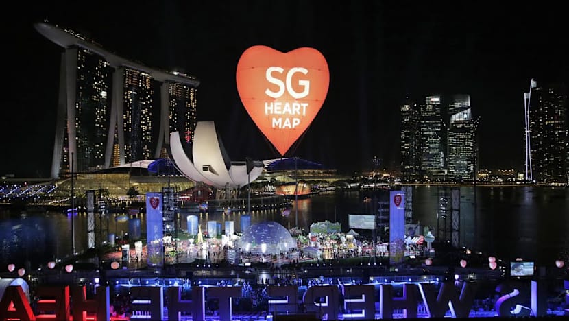 Colourful start to SG Heart Map Festival