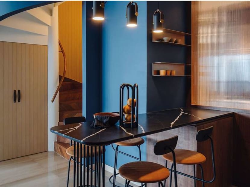 Turning a penthouse with an awkward floorplan into a stylish designer home