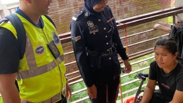 印尼女到马国当帮佣 遭恶雇主囚禁阳台