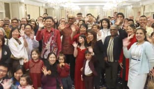 Presiden Tharman bertemu lebih 150 rakyat SG di Brussels 