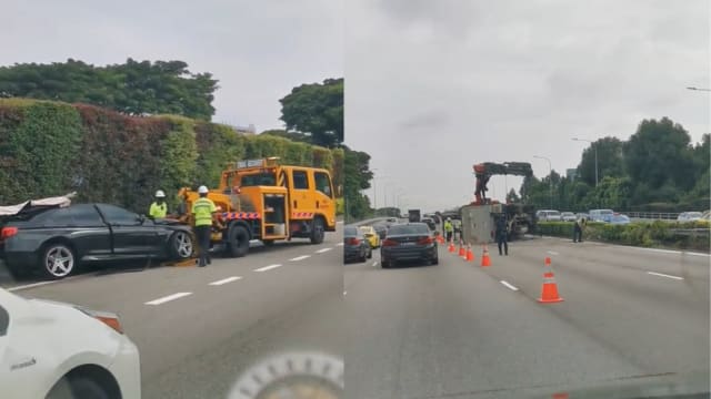 中央快速公路发生车祸 27岁司机疑酒驾被捕