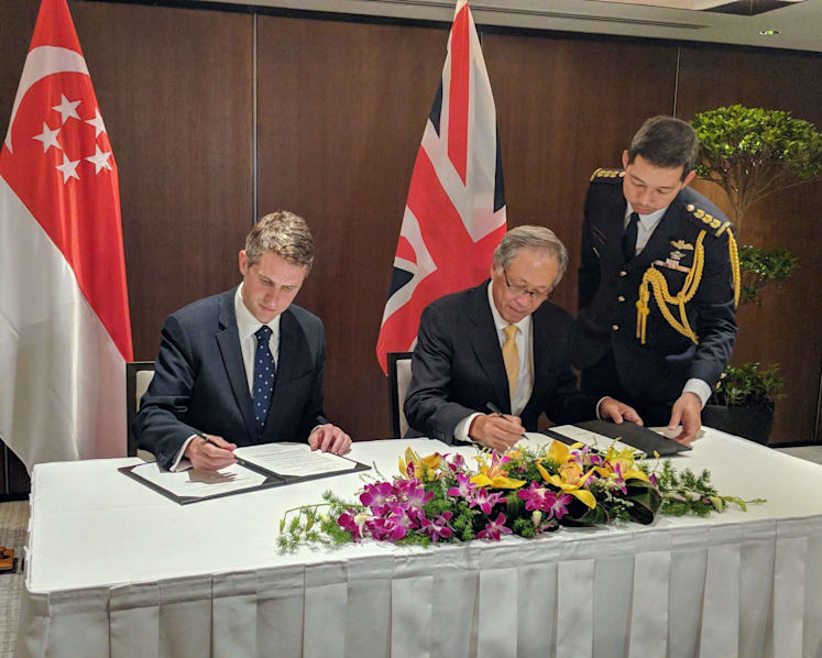 Singapore signs defence pacts with UK, Germany