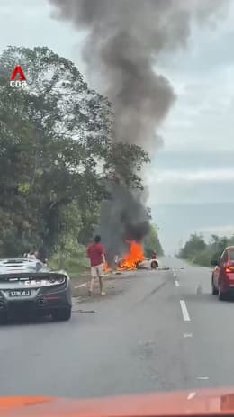 2 Singaporeans killed after Ferrari crashes in Johor