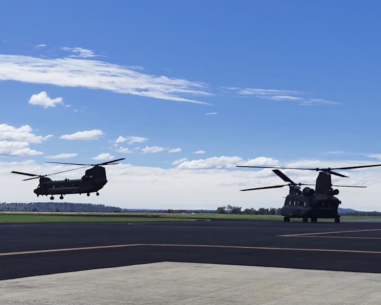 RSAF deploys 2 helicopters to support flood relief efforts in Australia