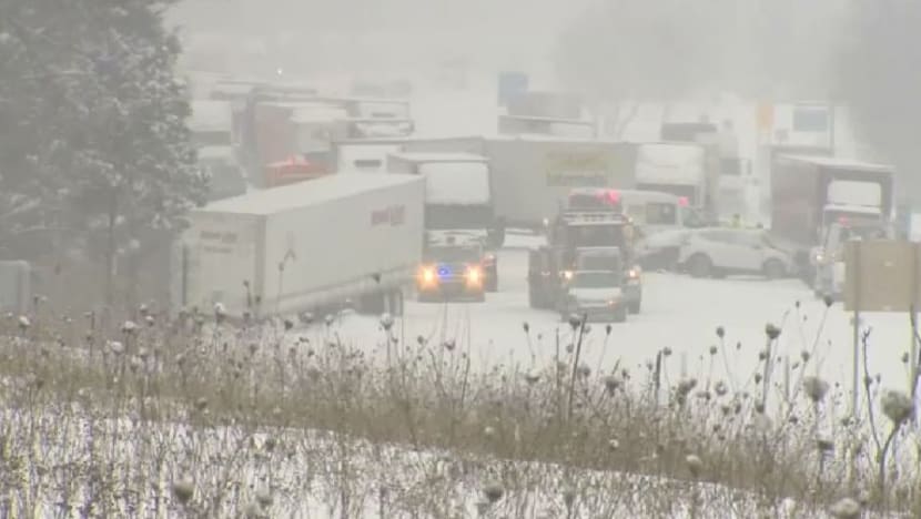 Ribut salji mengganas di barat tengah AS; sekurang-kurangnya 2 maut