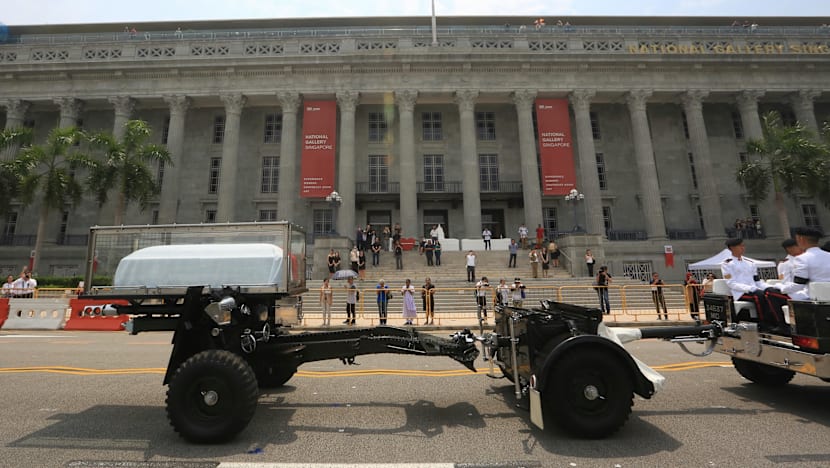 Final journey across S’pore for S R Nathan during funeral procession