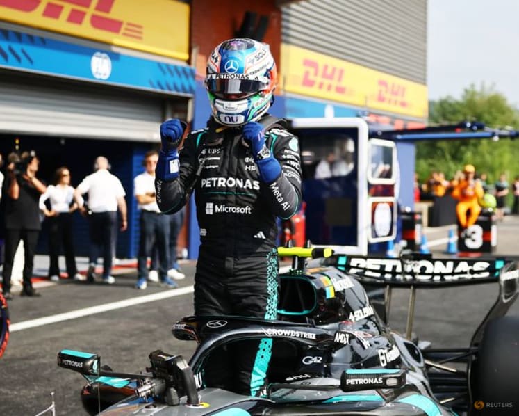 F1 leader Antonelli celebrates dad's birthday with Spa pole