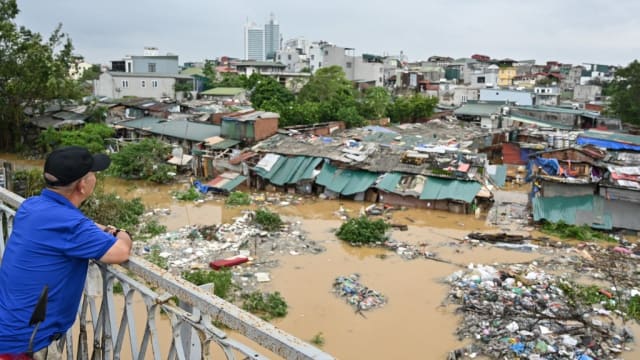 超级台风摩羯吹袭越南 死亡人数突破150人