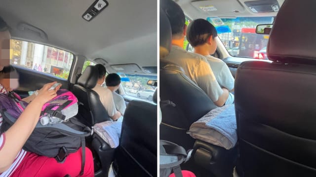 搭Grabshare 六人挤一车 副驾坐两人 乘客不悦