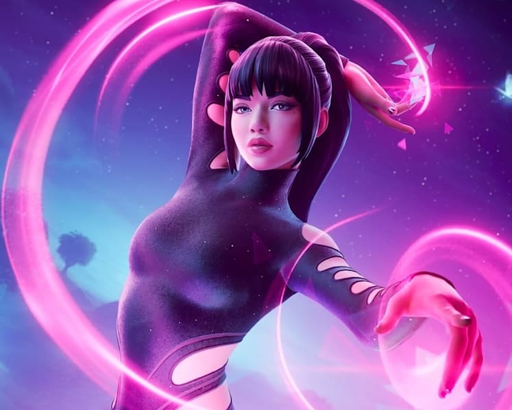 Blackpink's Lisa collaborating with video game Fortnite Festival