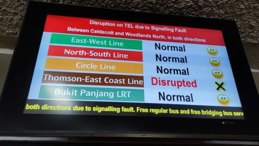 Train services resume on Thomson-East Coast Line after more than 3-hour disruption 