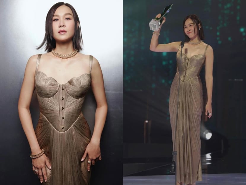 Actress Ya Hui had to pay after she stepped on her Star Awards dress last year and ripped it