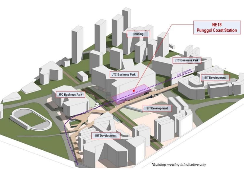 Proposed semi-expressway in Punggol.