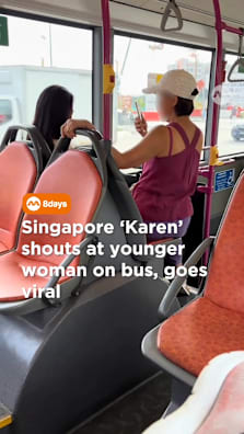 auntie giving high cortisol behaviour fr #8dayssg #8dayssgtrending #singapore #sgtiktok #sgfyp 