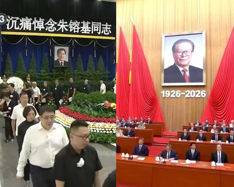 Grand tribute, sombre farewell: How China remembered Jiang Zemin and Zhu Rongji over two days