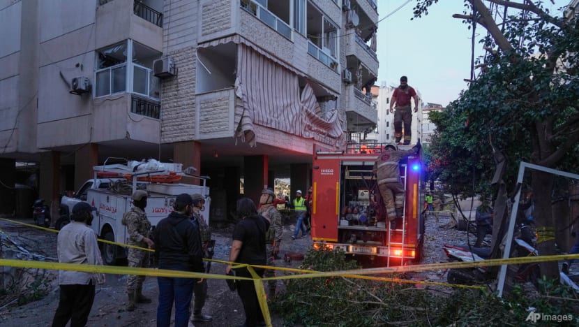 Israel says it strikes Hezbollah missiles in southern Beirut Israel says it strikes Hezbollah missiles in southern Beirut