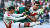 Defiant Senegal display Afcon trophy before beating Peru in friendly