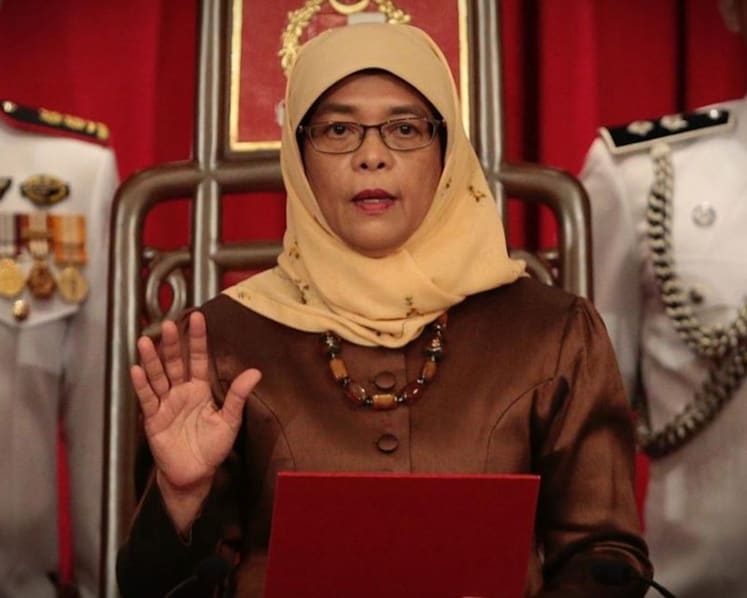 Watch: President Halimah Yacob's opening address at the First Session of the 14th Parliament