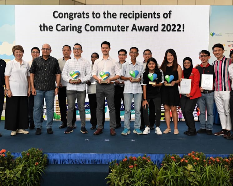 Eight people receive Caring Commuter Award for helping others on public transport