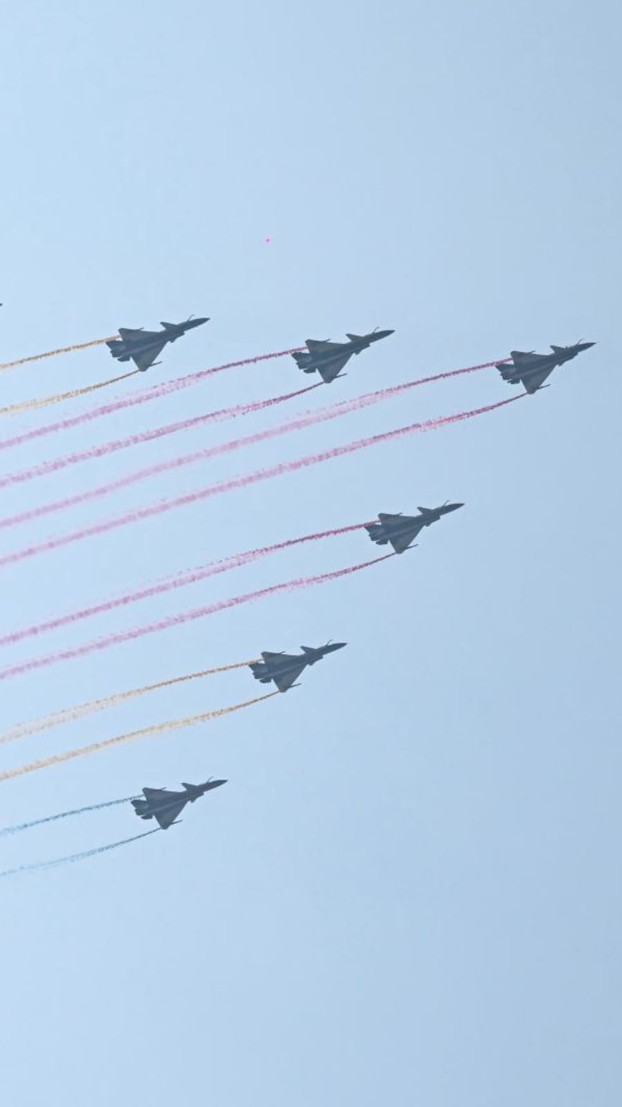Military equipment on display at China's WWII military parade
