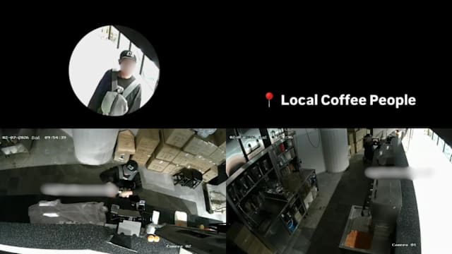 男子涉闯咖啡厅偷走368元 业者公布监控视频揭恶行