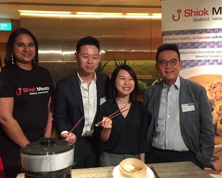 Siew mai goes high tech: Singapore's first cell-based shrimp dumplings launched