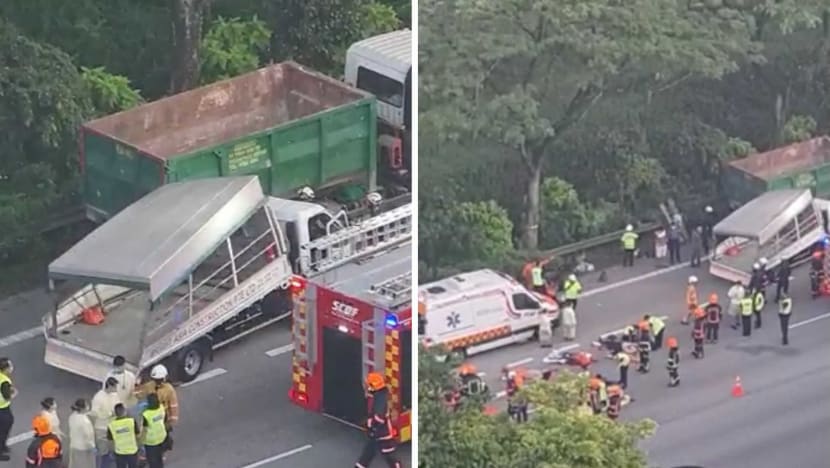 Lorry passenger killed in accident along PIE; 36-year-old driver arrested