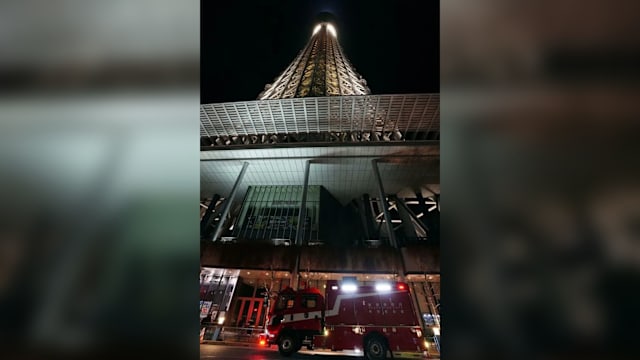 东京晴空塔电梯因故障停运  20人被困逾五小时 