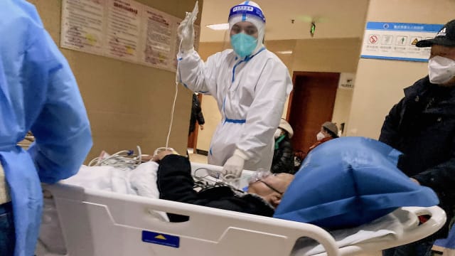 中国冠病确诊例 住院死亡人数大幅下降