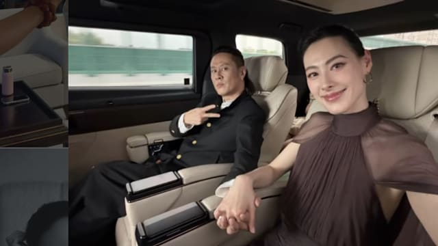 梁洛施38岁生日放闪，首次晒与导演男友十指紧扣合照！