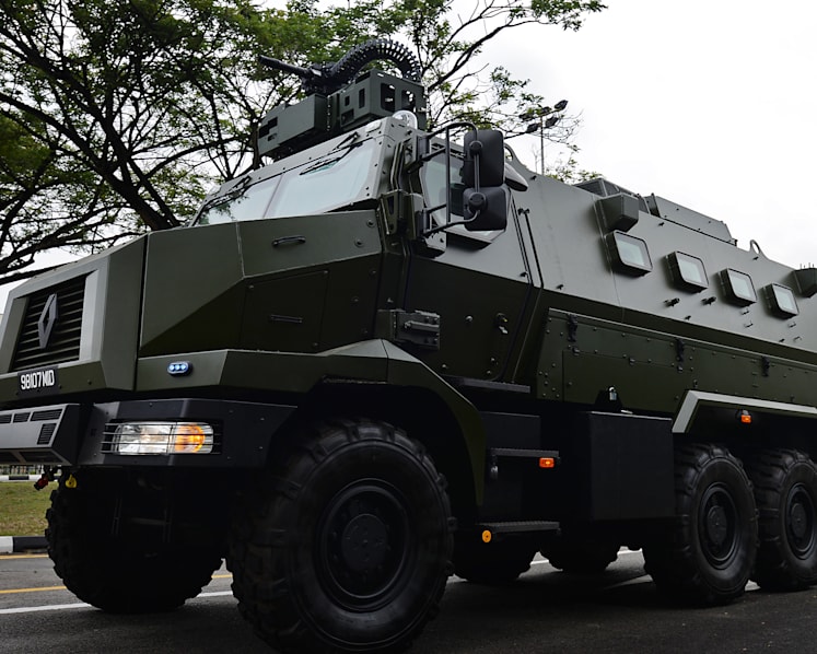 Stronger armoured vehicle to support servicemen