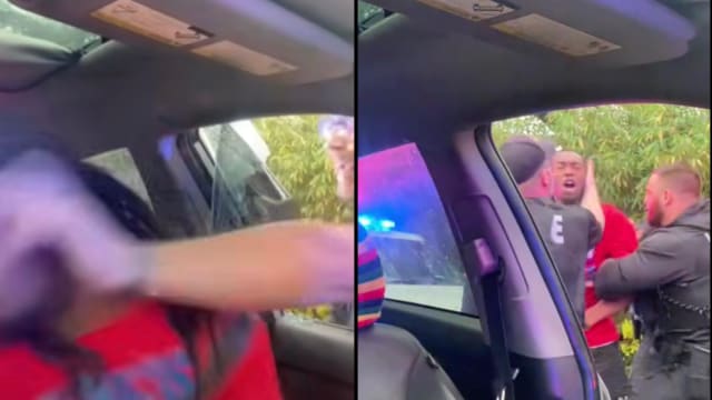 只因未开车灯 美国男子遭警员拳打头部砸窗致脑震荡