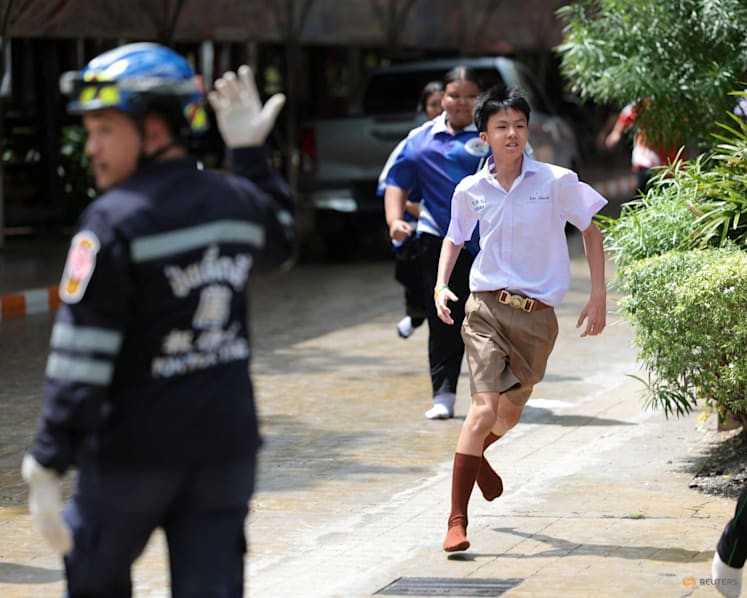 Two dead, including gunman, at school shooting in Thailand, officials say