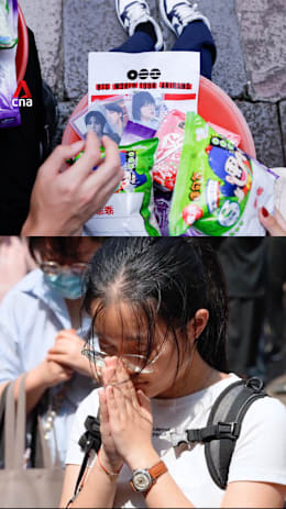 Taiwan BTS fans pray to Taoist love deity for concert tickets