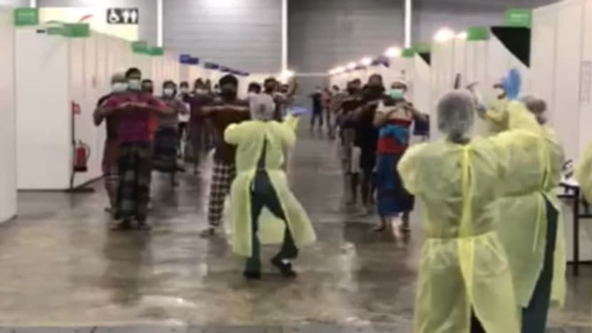 Woodlands Health Campus investigates unauthorised filming of Covid-19 patients in mass exercise at Singapore Expo