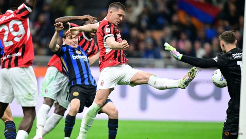 Jovic double fires Milan into Coppa Italia final with victory over Inter