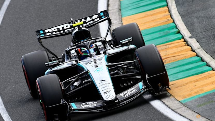 Russell surprised by 'amazing' Mercedes car after taking pole in Australia