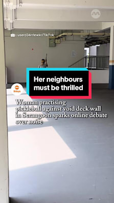 No court, no problem? #8dayssg #8dayssgtrending #pickleball #sgfyp #sport 