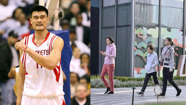 229cm高的巨人姚明　13岁女儿身高一样惊人