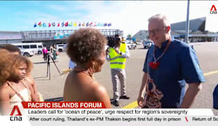 Pacific Island leaders call for 'ocean of peace', urge respect for sovereignty