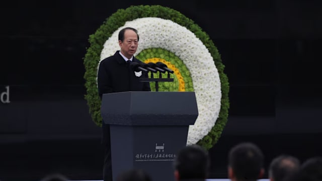 石泰峰：历史证明企图复活军国主义 挑战战后国际秩序注定失败