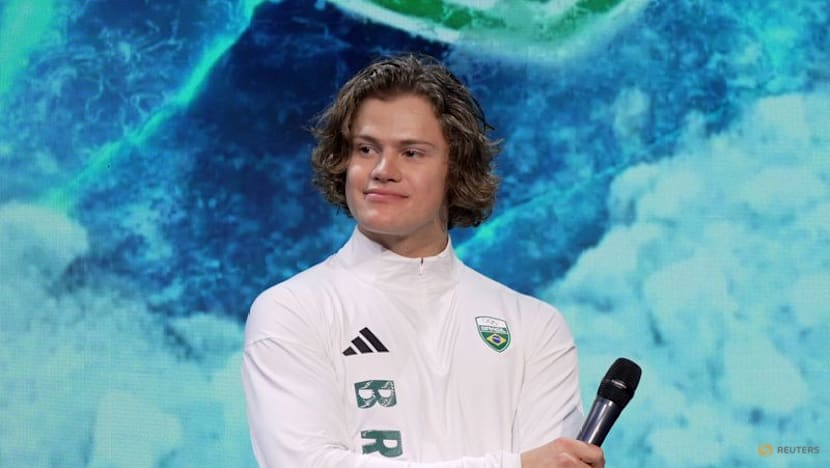 Alpine skiing-Brazilian rebel Pinheiro Braathen inspired by Italian hero Tomba in bid for historic gold