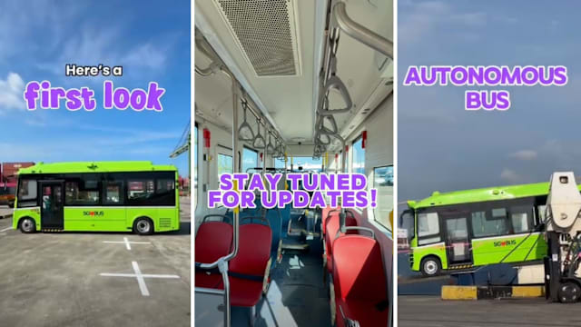 我国首辆自动驾驶公共巴士 运抵新加坡