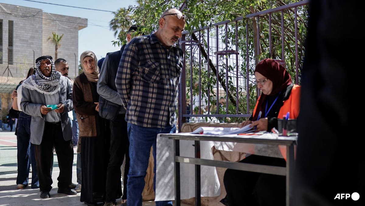 Palestinians cast ballots in first elections since Gaza war