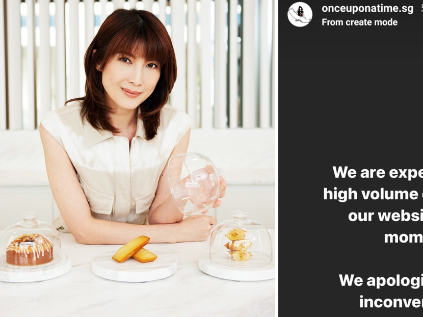 All cake orders can only be made via her website for now.